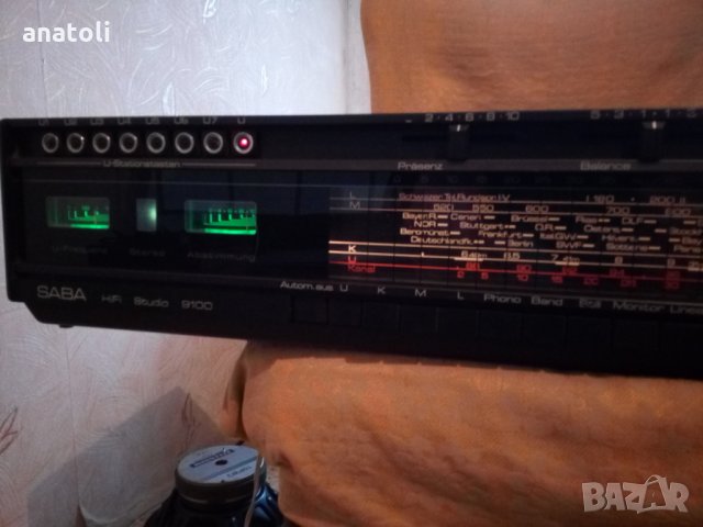  Радиоусилвател SABA HiFi-Studio 9100 ресивър , снимка 4 - Ресийвъри, усилватели, смесителни пултове - 30790295