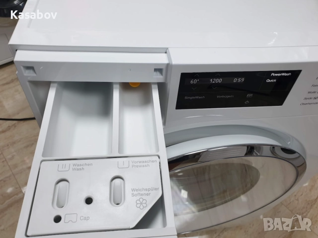Miele W1 - PowerWash - Пералня Миеле 12м Гаранция, снимка 6 - Перални - 51991244