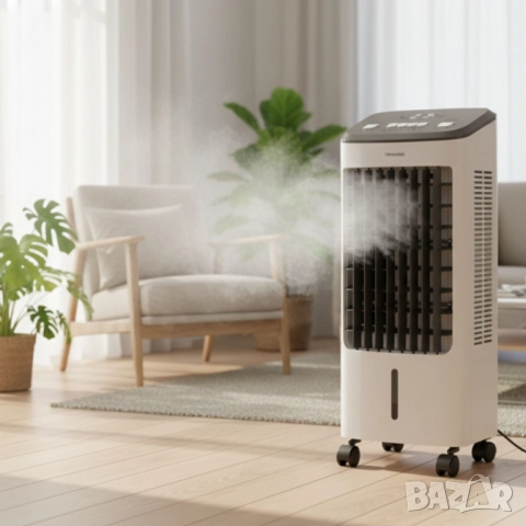 ЛИКВИДАЦИЯ WINDENO 2-в-1 Въздушен охладител и овлажнител – 23 x 22 x 52 cm Свежест и комфорт през ля, снимка 3 - Друга електроника - 52056337