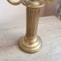 Комплект от два бронзови свещника, снимка 7