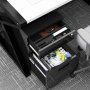 Мобилен офис шкаф с 3 чекмеджета HCCBN002-B, снимка 5