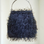 Атрактивна дамска текстилна чанта с кръгли дръжки - различни цветове, снимка 2