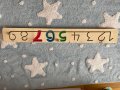 Дървена дъска за изписване на цифри, снимка 1 - Образователни игри - 37197694