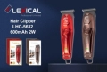 Машинка за подстригване Lexical LHC-5632, 600mAh, Кафяв/Червен, снимка 1
