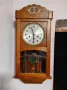 Немски Механичен Стенен Часовник Хамбург Американ, снимка 1