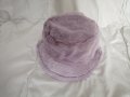 Лилава плюшена шапка идиотка, снимка 3
