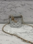 Chanel сребриста чанта, снимка 2
