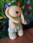 Плетена играчка Заек-Беби, Плетени, ръчно изработени, прекрасен подарък, снимка 1 - Плюшени играчки - 38318925