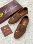 Loro Piana Дамски Велурени Кафеви Ежедневни Обувки Лоро Пиана Код E1293, снимка 4