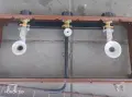 Котлон на газ,LPG три горелки ГДР. , снимка 9