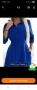 Дамска синя рокля, снимка 2