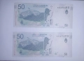 Аржентина 50 песо 2018-2020 UNC, снимка 2