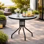 Минимализъм и стабилност в едно – стилна масичка за кафе на открито, снимка 5