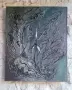 Арт Стенен Часовник-Картина (Ръчна изработка), снимка 1
