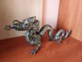 ВЕЛИКОЛЕПНА СТАРА БРОНЗОВА СКУЛПТУРА НА АЗИАТСКИ ДРАКОН, снимка 18