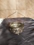 посребрена метална купичка,бонбониера арт деко, снимка 1 - Антикварни и старинни предмети - 30152781