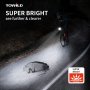 TOWILD CL1200 Велосипедни светлини за нощно каране,1200 лумена ярък велосипеден фар,, снимка 3