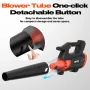 FLORA GAURD Безчеткова духалка за листа (без батерия), 600CFM/190MPH и 6 нива на скорост, снимка 3