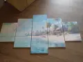 Картина пано 5 части- Нова, снимка 2