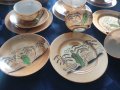 Фин японски сервиз за кафе с Гейша на дъното- 35  части, снимка 5