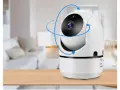 WIFI IP камера въртящ се електронен бебефон с HD изображение и двупосочно аудио, снимка 5