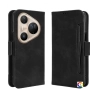 Huawei Pura 80 Ultra Magnetic Wallet Кожен Калъф и Протектор, Слот за Карти (Черен, Тъмносин, Червен, снимка 6