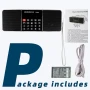 Retekess TR602 цифрово стерео презареждащо се радио,AM FM,TF USB , снимка 16