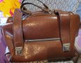 Красиви, впечатляващи, ретро куфар и пътна чанта, снимка 11