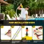 Безжична помпа за пренос/източване на вода с батерия Dewalt 18–20V, снимка 6