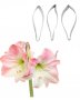3 бр Лилиум Амарилис метални резци форми за направа на цвете украса за фондан, снимка 2