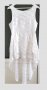 Дамска асимитрична рокля бяла дантела размер Л , снимка 7