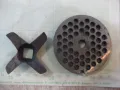 Решетка и нож от машинка за мелене на месо - 1, снимка 3