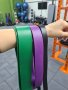ЛАСТИЦИ ЗА ФИТНЕС TRAINING 21, 32 и 45 мм черен, лилав, зален, снимка 2