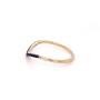 Златен дамски пръстен 0,93гр. размер:55 14кр. проба:585 модел:22115-6, снимка 2