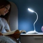 USB настолна LED лампа лебед с гъвкаво рамо, снимка 2