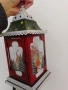 Метален фенер коледен, 30см, снимка 2