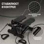 ️ Хидравличен степер с ластици и LCD брояч, черен, снимка 7