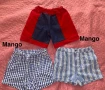 За момиче 146-152 см два чифта памучни къси панталонки Mango и едни дънкови, снимка 1