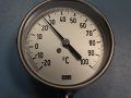 биметален термометър Wika ф100mm, -20+100°C, снимка 2