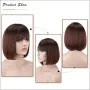 Shining Yourse SS155-1 F11044 къса права боб перука с брето, снимка 4