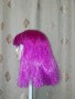Цикламова перука от изкуствен косъм за парти , снимка 5