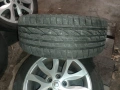Джанти с летни гуми Firestone 215 50 17 цола 5 х114.3 66.1 централен, снимка 8