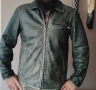 Винтидж Мъжко кожено яке Cafe Racer Rogue Leather  by  Reilly Olmes L/Xl, снимка 1