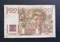 Банкнота. Франция. 100 франка. 1950 година., снимка 2