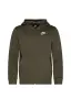NIKE HOODIE NSW CLUB - MEDIUM OLIVE/WHITE KIDS, снимка 1