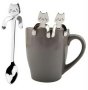 Комплект чаени лъжички котка, снимка 1 - Прибори за хранене, готвене и сервиране - 44477903