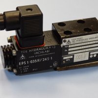 Хидравличен разпределител TOS RSE 1-042R11-1700 24VDC solenoid hidraulic valve, снимка 1 - Резервни части за машини - 42889313