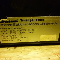 Ultrasound  triangel 2000 uhrenradio - vintage 76 - финал, снимка 8 - Други - 29764172