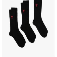 Чорапи AMI ALEXANDRE MATTIUSSI 3 чифта комплект, снимка 9 - Други - 42902354