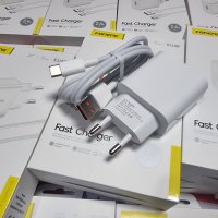 ЗАРЯДНО fast charge 18W USB + USB-type-c cable, снимка 6 - Кабели и адаптери - 44150656